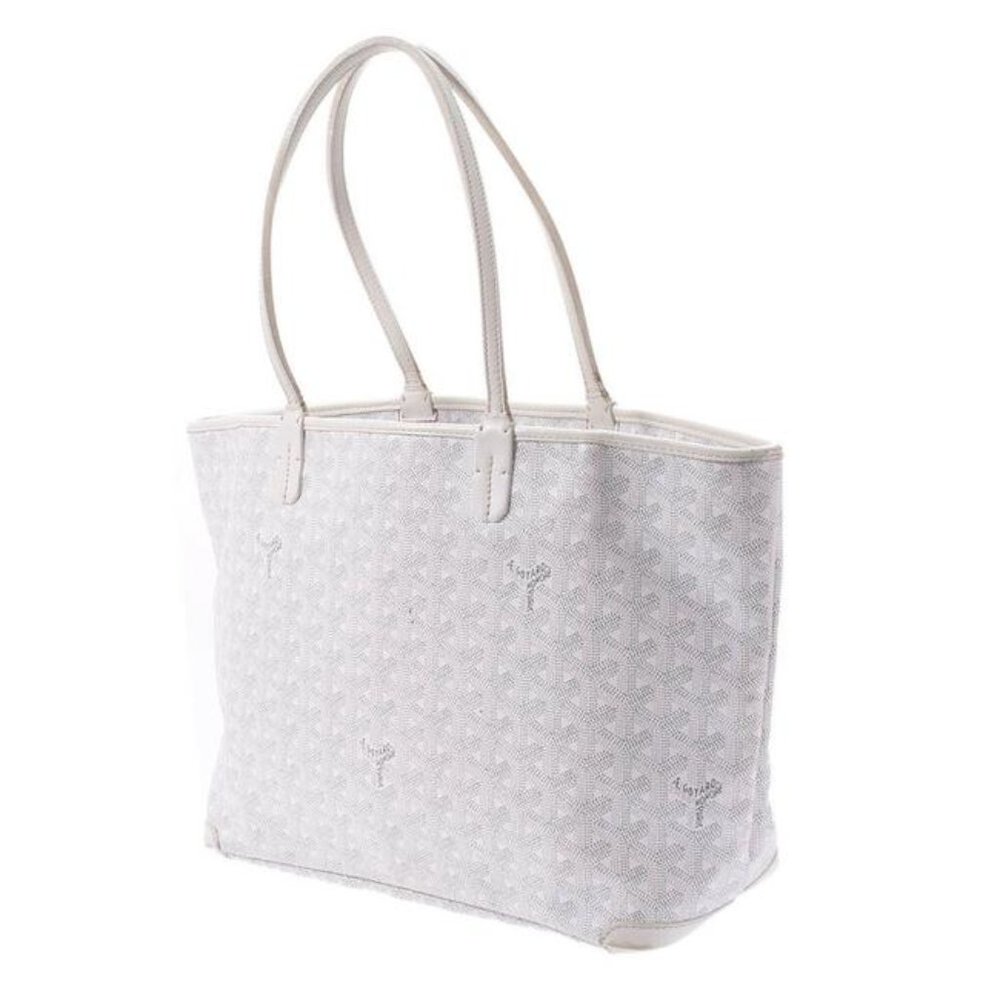 Goyard Goyardine Artois Pm White Coated Canvas Tote - Picture 2 of 13